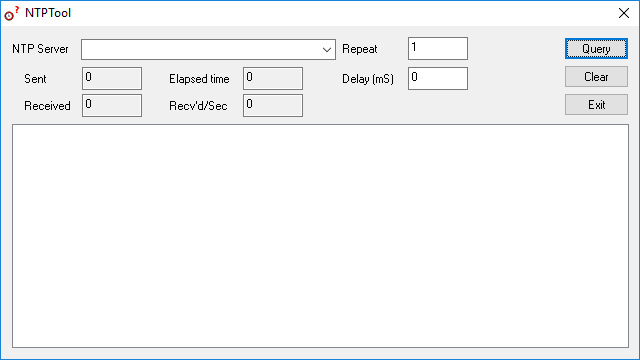 NTP Server Tool screenshot